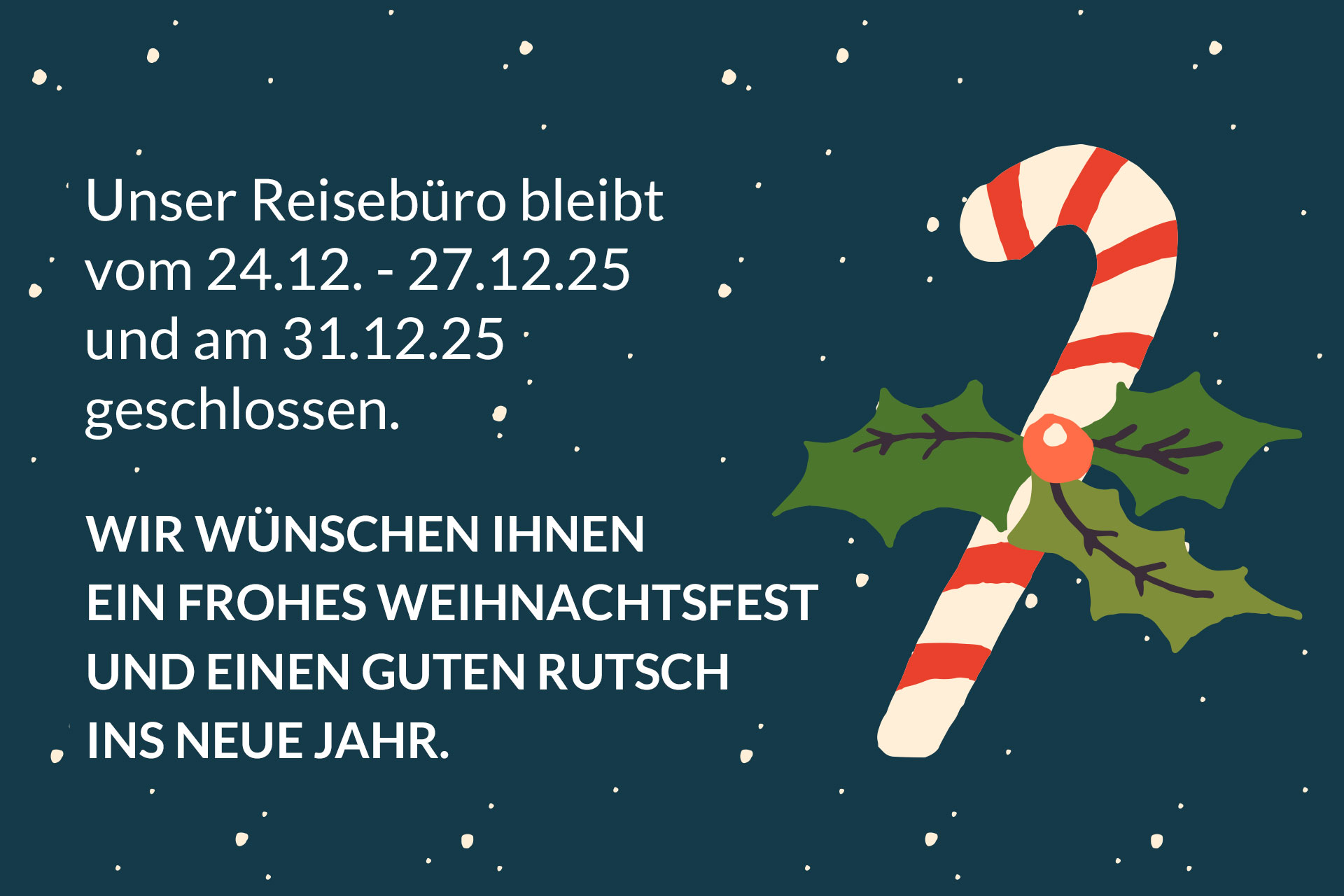 Öffnungszeiten Weihnachten